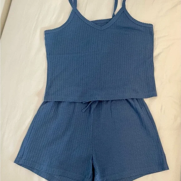Blue Women's Sleepwear Set - Picture 3 of 4